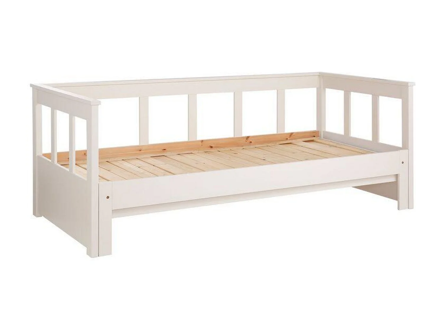 Cama de solteiro infantil PINO KSB005 90x200 cm Branco