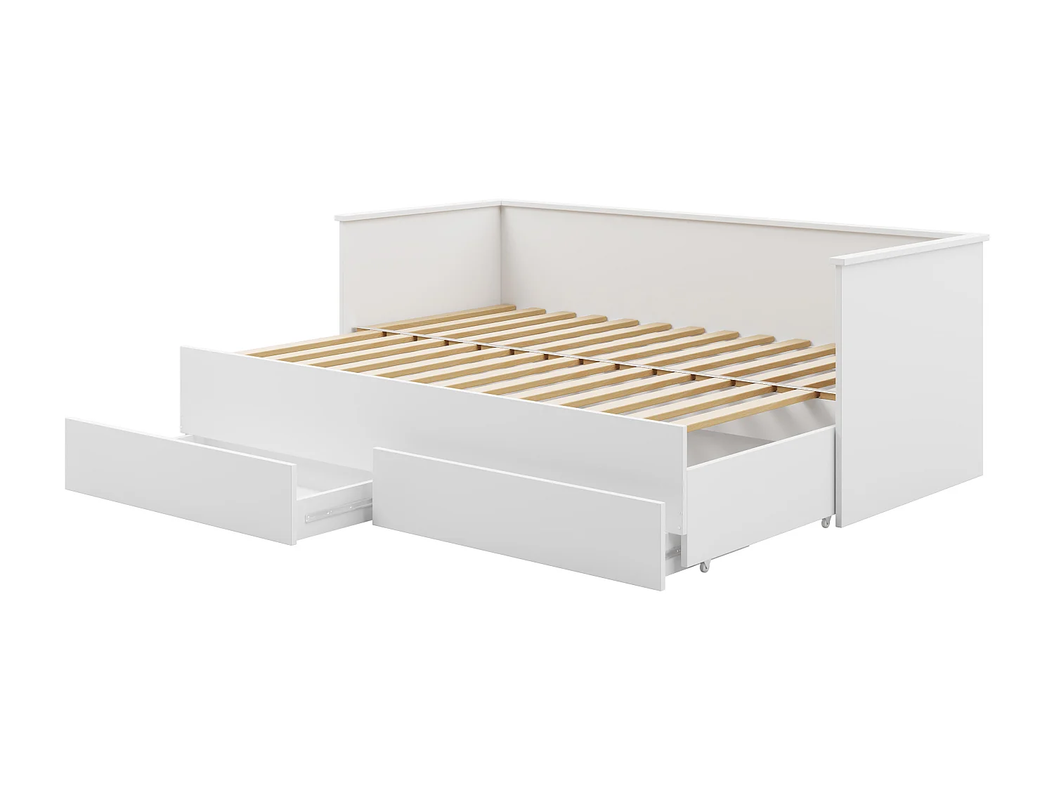 Letto Singolo HELIOS KSB003 86x205x75 Bianco