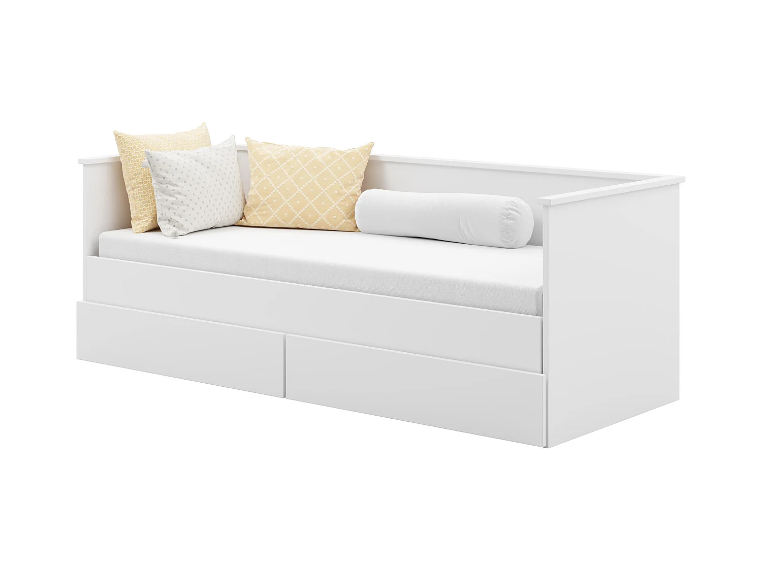 Lit Enfant HELIOS KSB003 86x205x75 Blanc