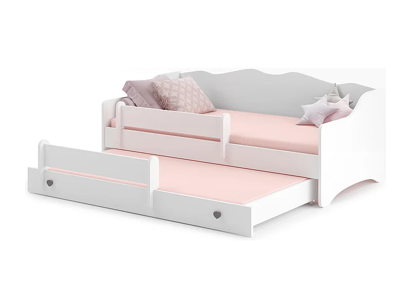 Letto Singolo EMMA KSB001 85x164x70 Bianco