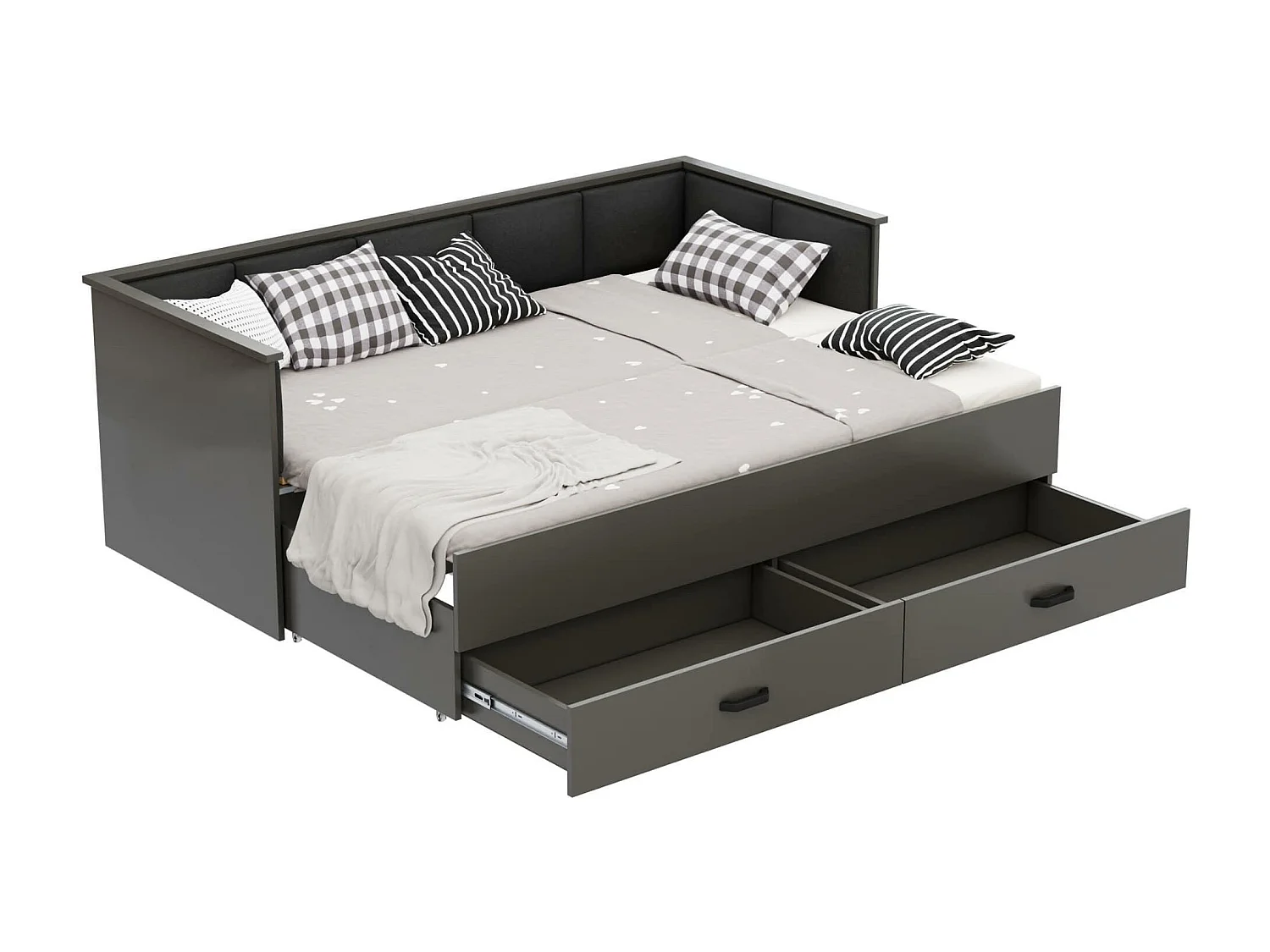 Lit Enfant HELIOS KSB003 86x205x75 Gris