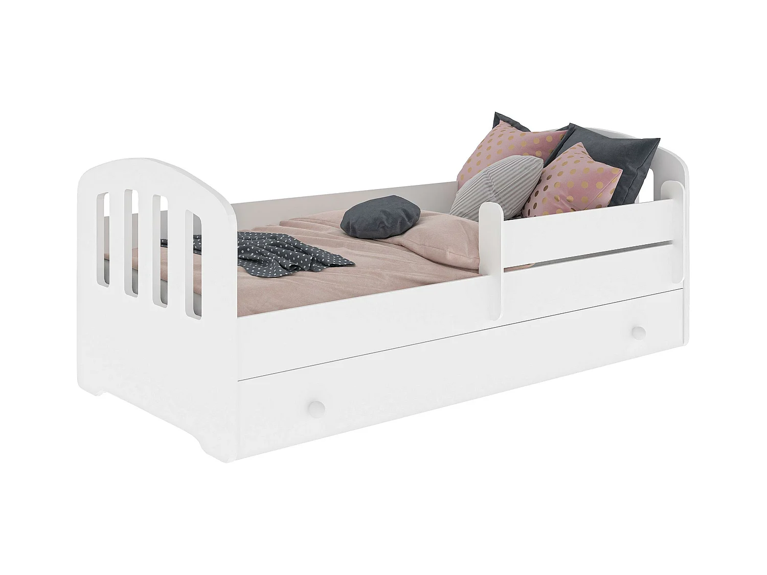 Bed MAX KSB001 85x164x63 Wit