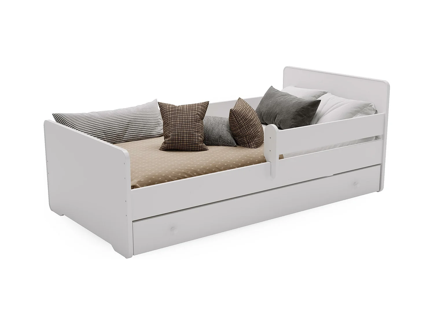 Lit Enfant MAX KSB001 85x164x63 Blanc
