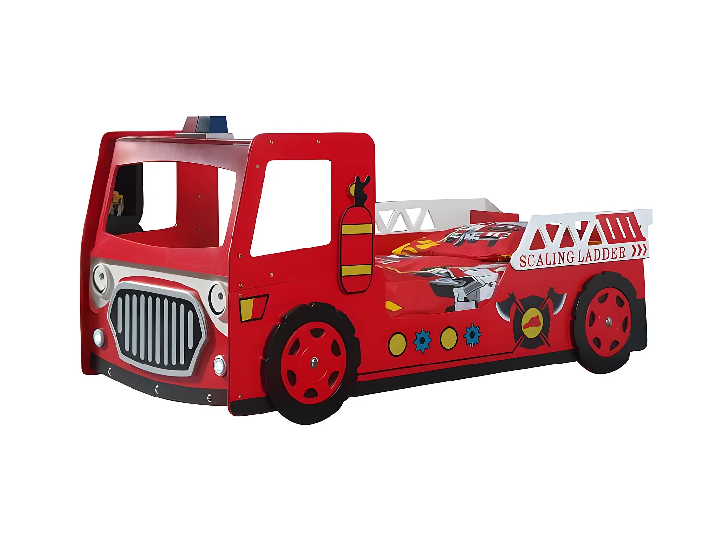 Lit Enfant AUTO KSB005 101x223x101 Rouge