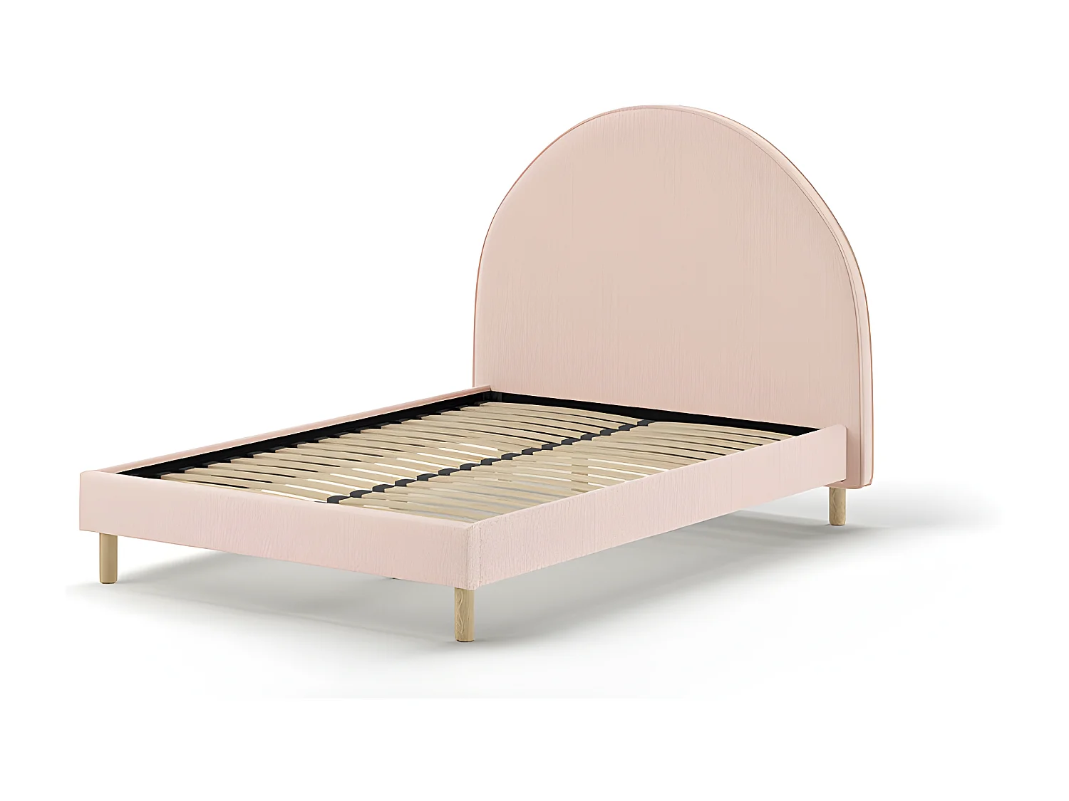 Estrutura cama MOON BF009 140x200 cm Rosa