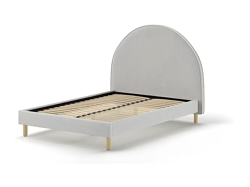 Letto MOON BF009 140x200 cm Grigio