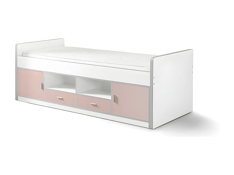 Cama Infantil BONNY KSB005 98x207x79 Rosa