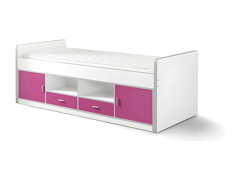 Cama Infantil BONNY KSB005 98x207x79 Rosa