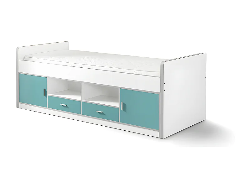 Kinderbett BONNY KSB005 98x207x79 Blau