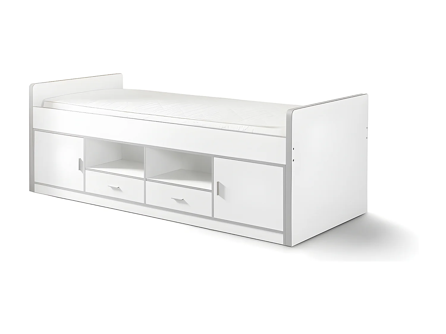 Bed BONNY KSB005 98x207x79 Wit