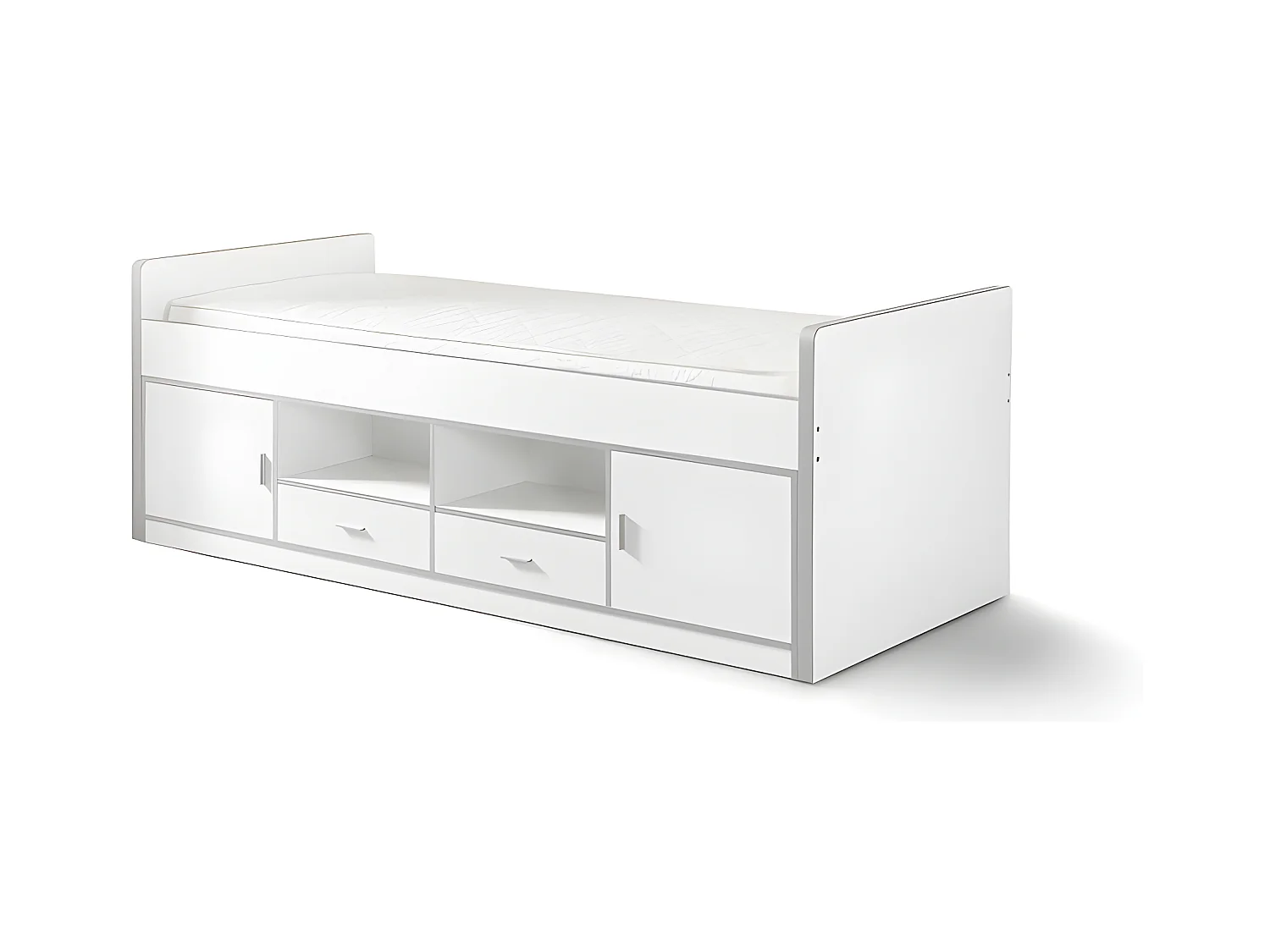 Bed BONNY KSB005 98x207x79 Wit