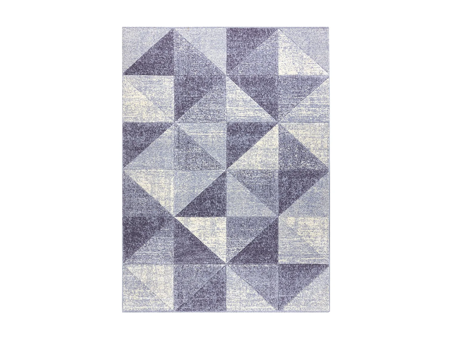 Teppich FEEL 5672/17944 Dreiecke beige/violett 80x150 cm