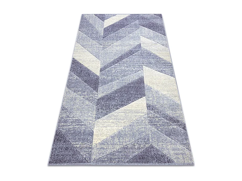 Tapete FEEL 5673/17944 espinha de peixe bege/roxo 80x150 cm