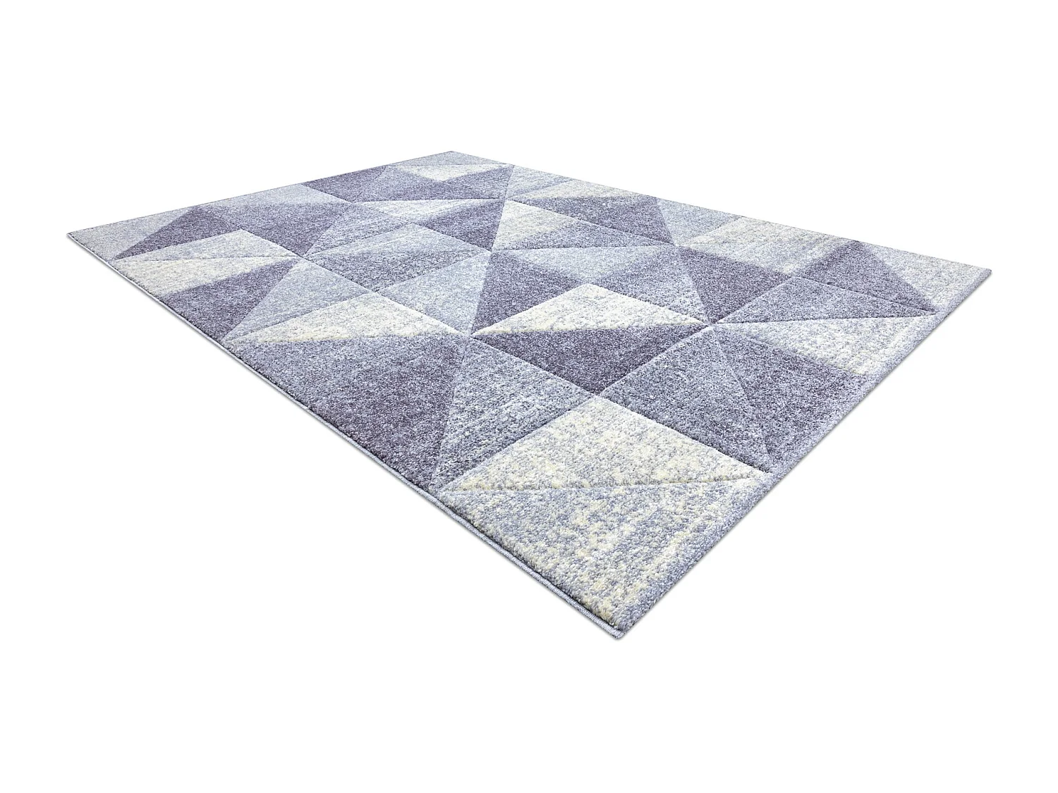 Alfombra FEEL 5672/17944 Triangulos beige/violet 140x190 cm