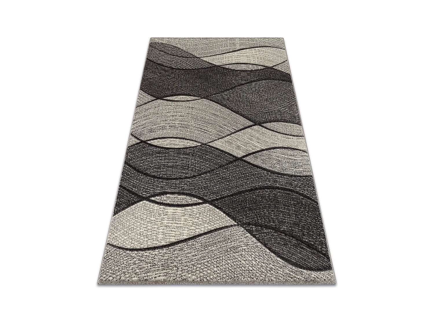Tapis FEEL 5675/16811 VAGUES gris / anthracite / crème 280x370 cm