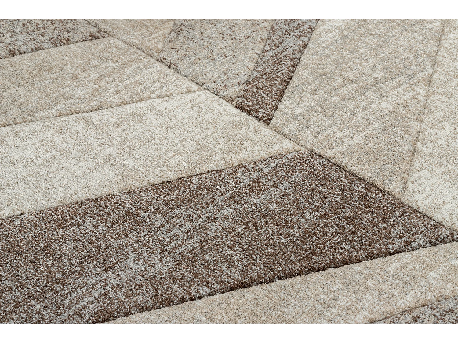 Tapijt FEEL 5673/15055 Zilverspar beige / bruin / crème 80x150 cm