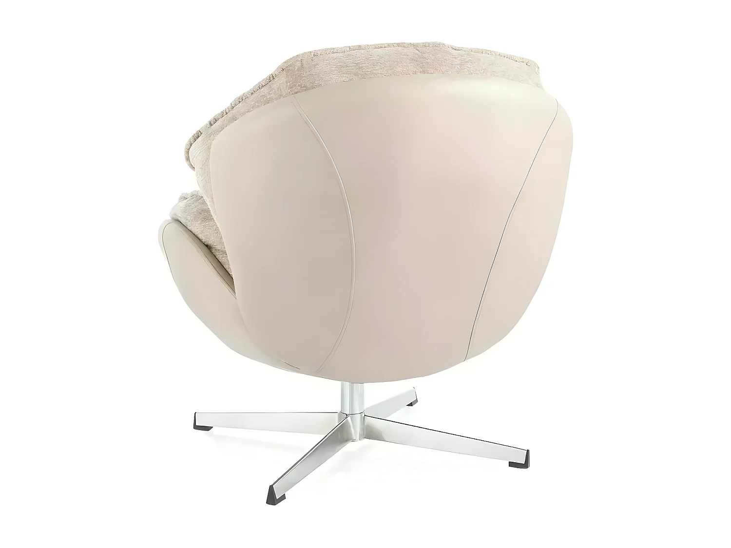 Fauteuil Bettys/Tissu/Beige
