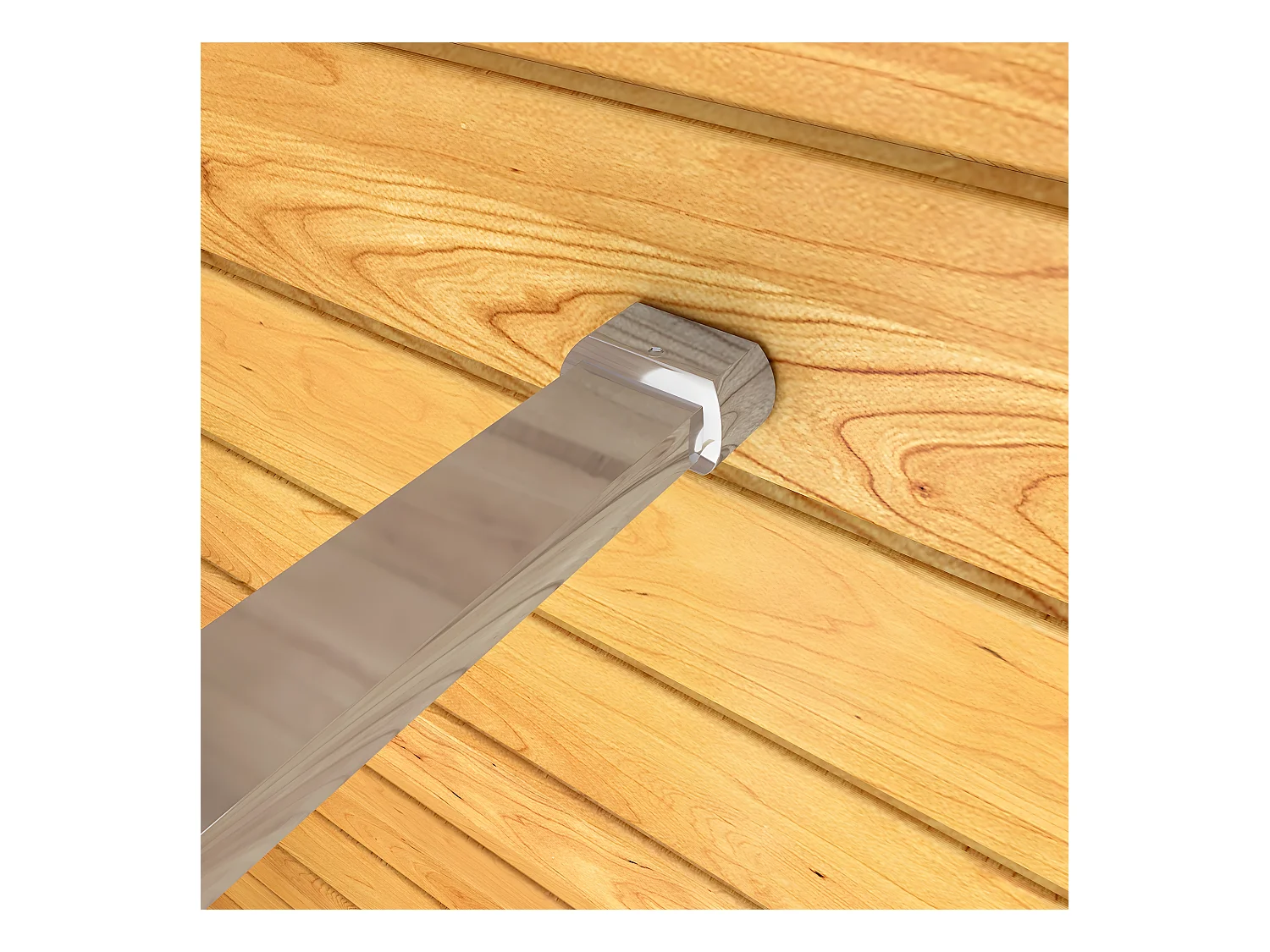 70x190cm Box Doccia Walk In Parete Fissa in Vetro Temperato 6 mm Anticalcare Multi Fasce Satinate Opache con Barra Stabilizzatrice 140cm Cromo Lucido
