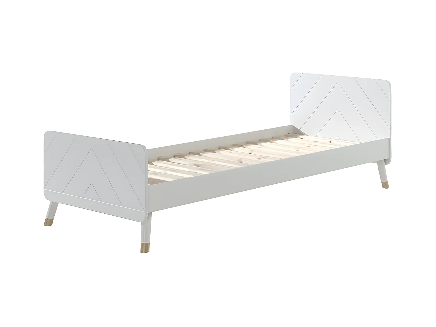 Lit Enfant BILLY KSB005 95x204x74 Blanc