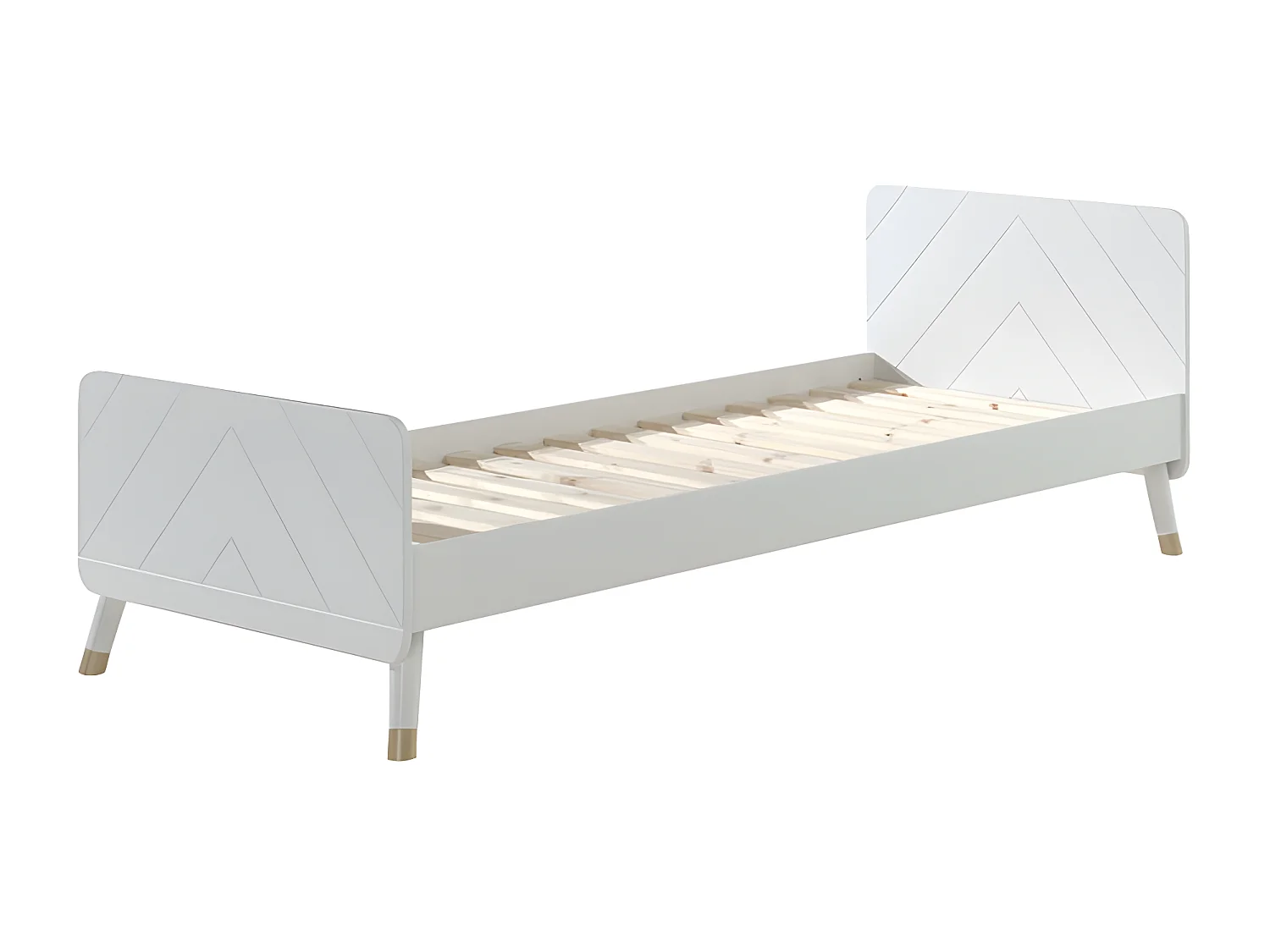 Lit Enfant BILLY KSB005 95x204x74 Blanc