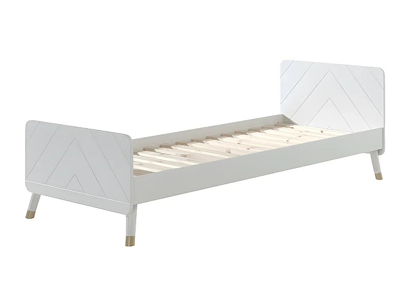 Lit Enfant BILLY KSB005 95x204x74 Blanc