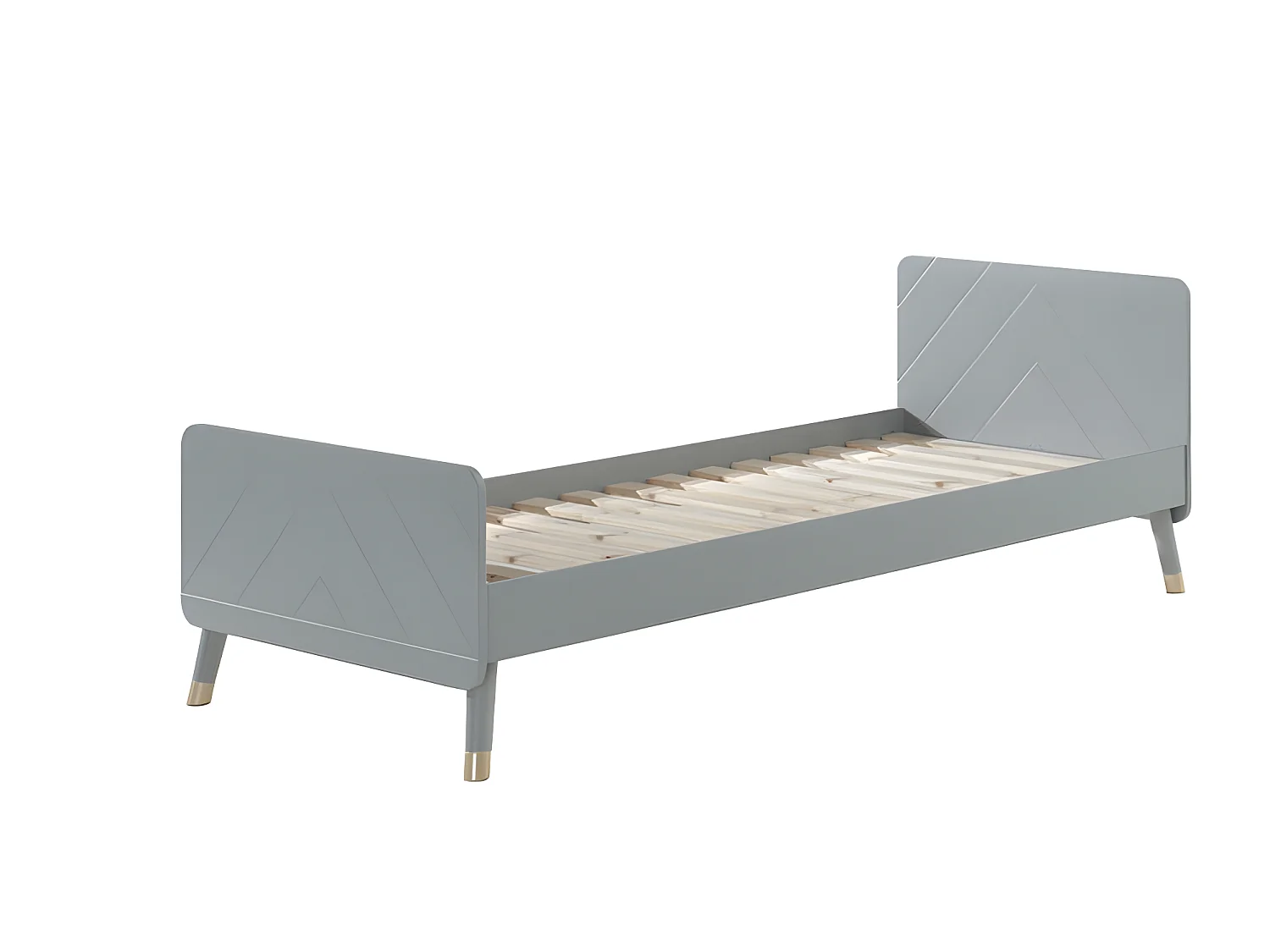 Bed BILLY KSB005 95x204x74 Grijs