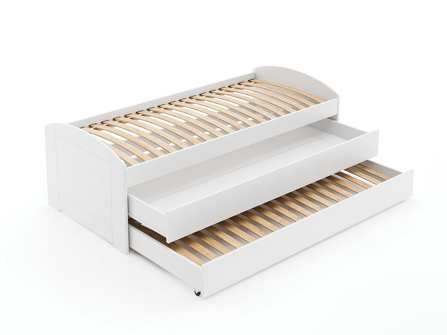 Bed LORI KSB005 94x204x70 Wit