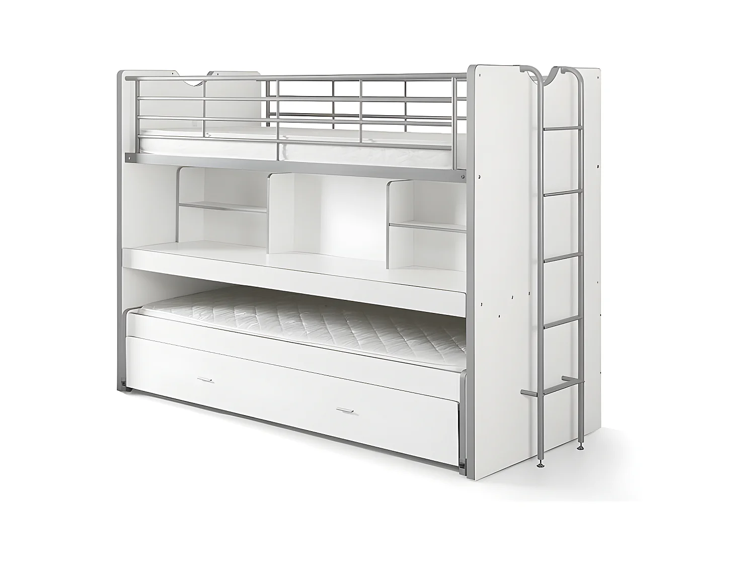 Lit Enfant BONNY KSB005 102x222x161 Blanc