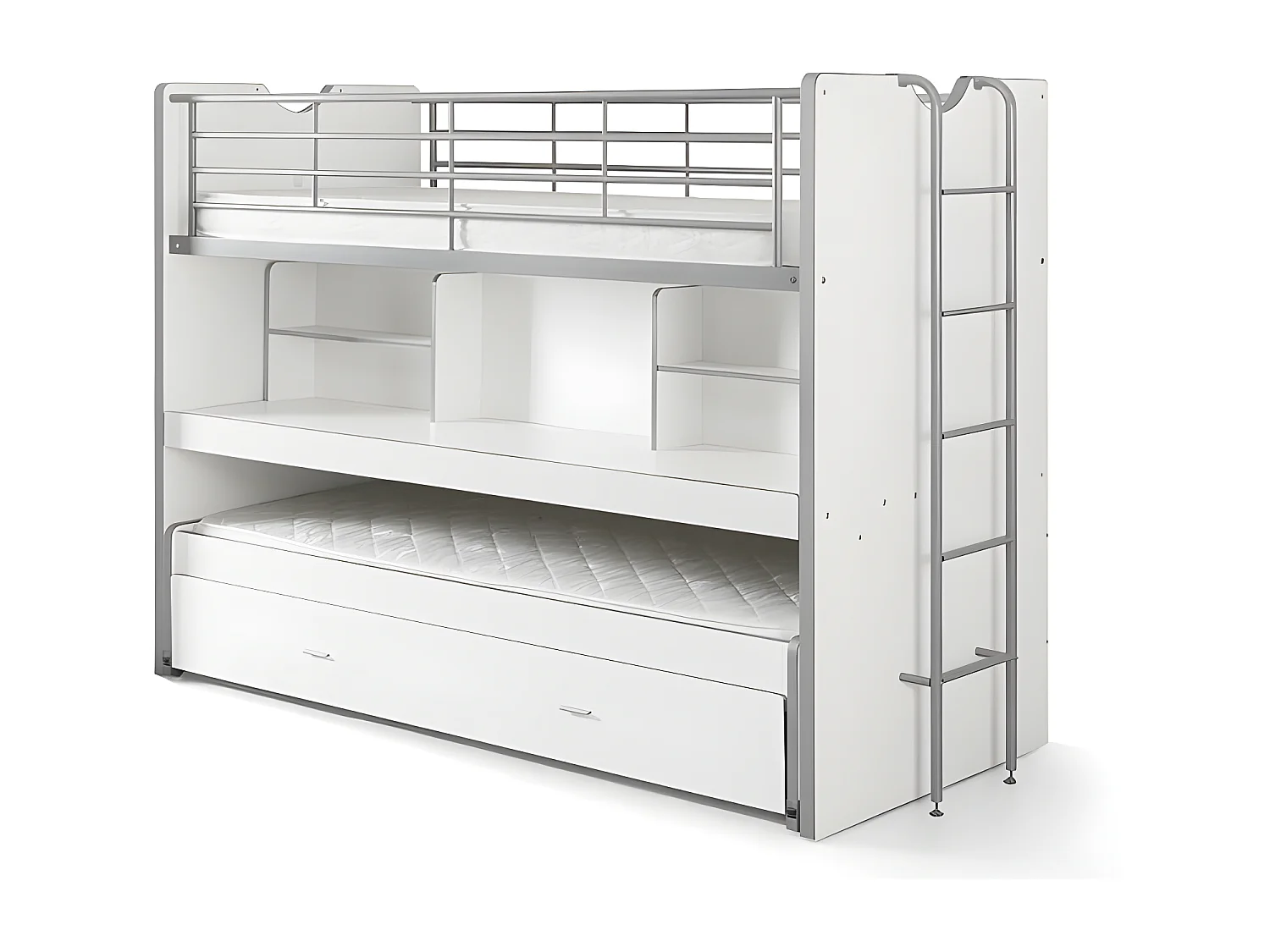 Lit Enfant BONNY KSB005 102x222x161 Blanc