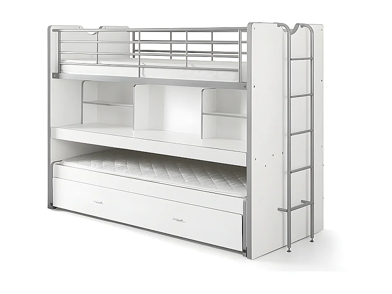 Letto Singolo BONNY KSB005 102x222x161 Bianco