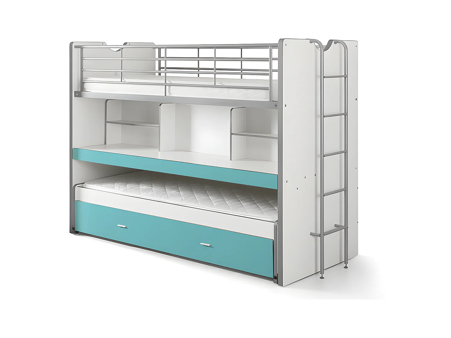 Lit Enfant BONNY KSB005 102x222x161 Bleu