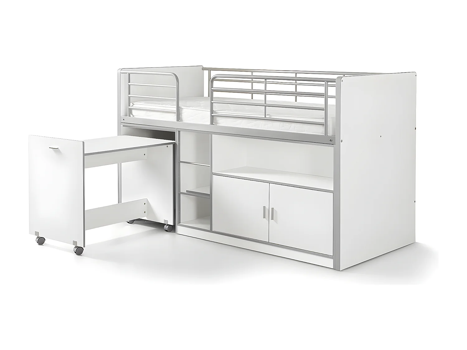 Letto Singolo BONNY KSB005 96x207x121 Bianco