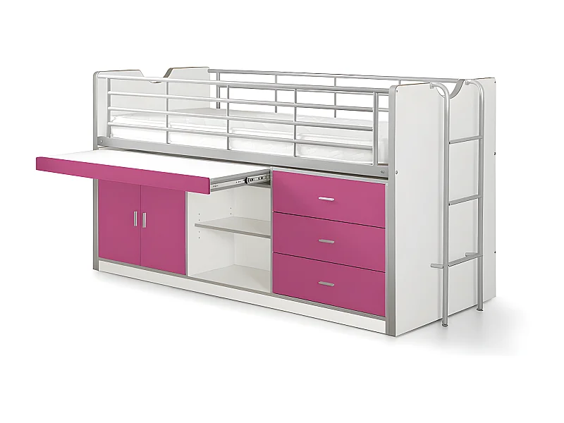 Letto Singolo BONNY KSB005 96x207x116 Rosa