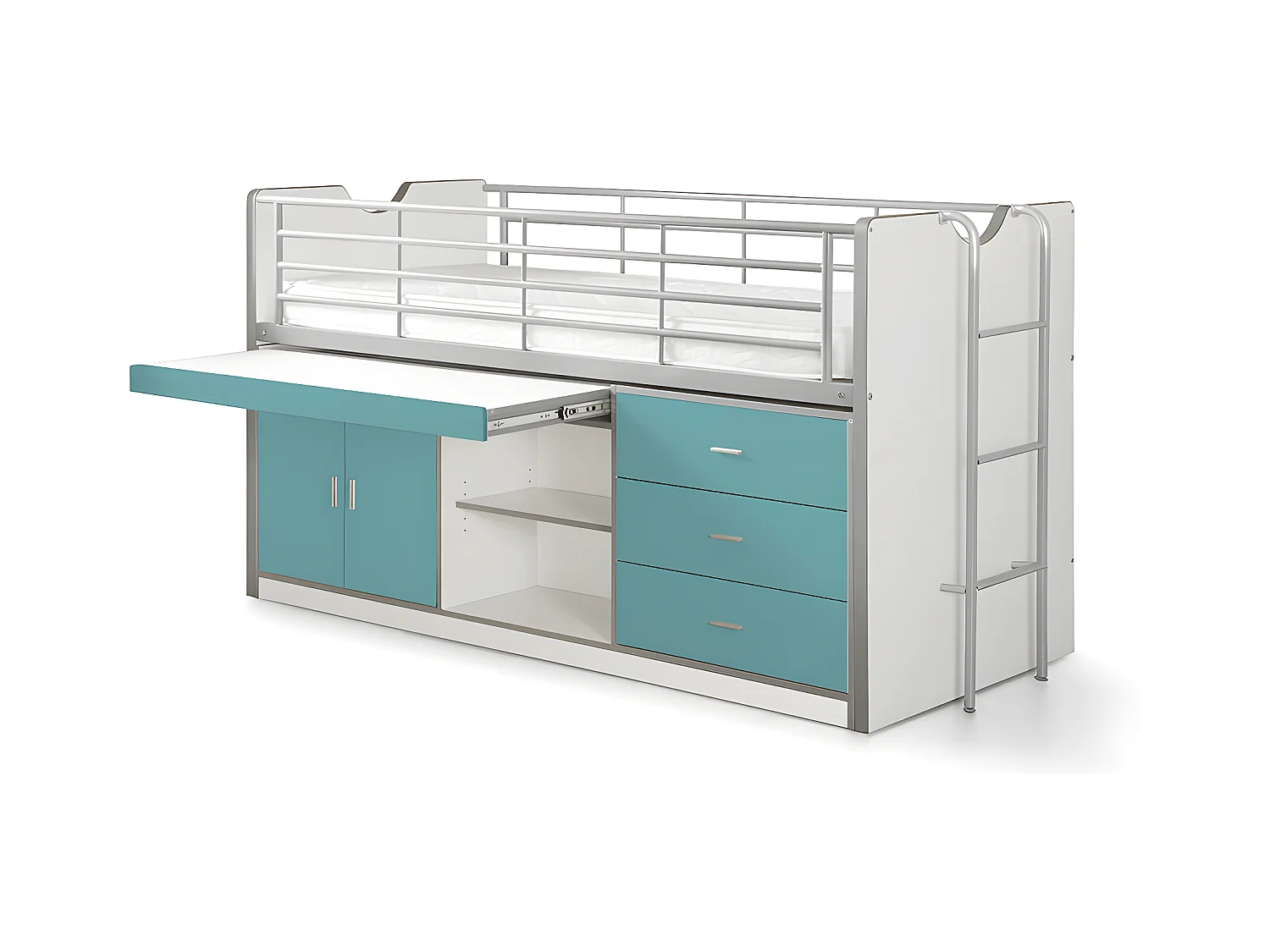 Lit Enfant BONNY KSB005 96x207x116 Bleu