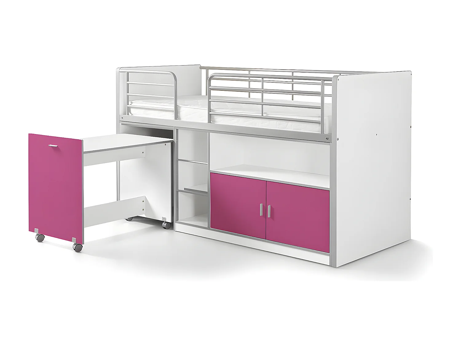 Cama Infantil BONNY KSB005 96x207x121 Rosa