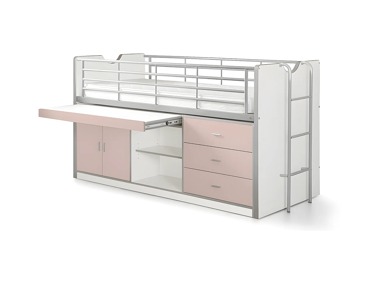 Lit Enfant BONNY KSB005 96x207x116 Rose