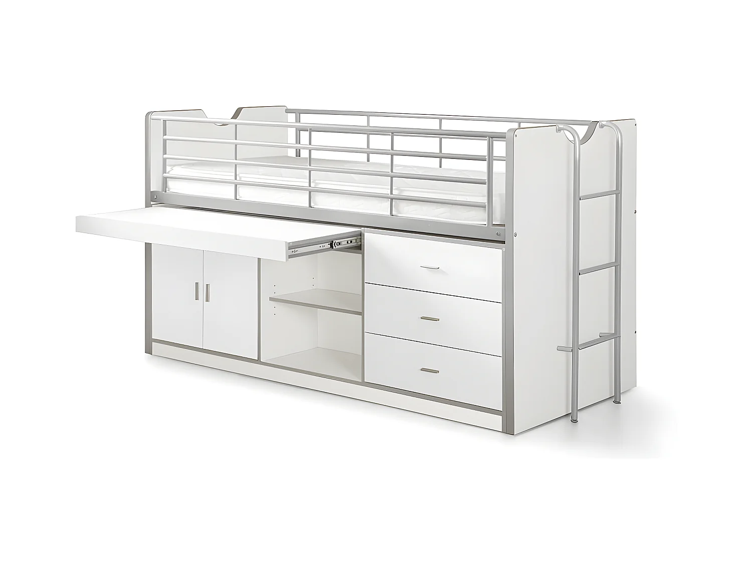 Lit Enfant BONNY KSB005 96x207x116 Blanc