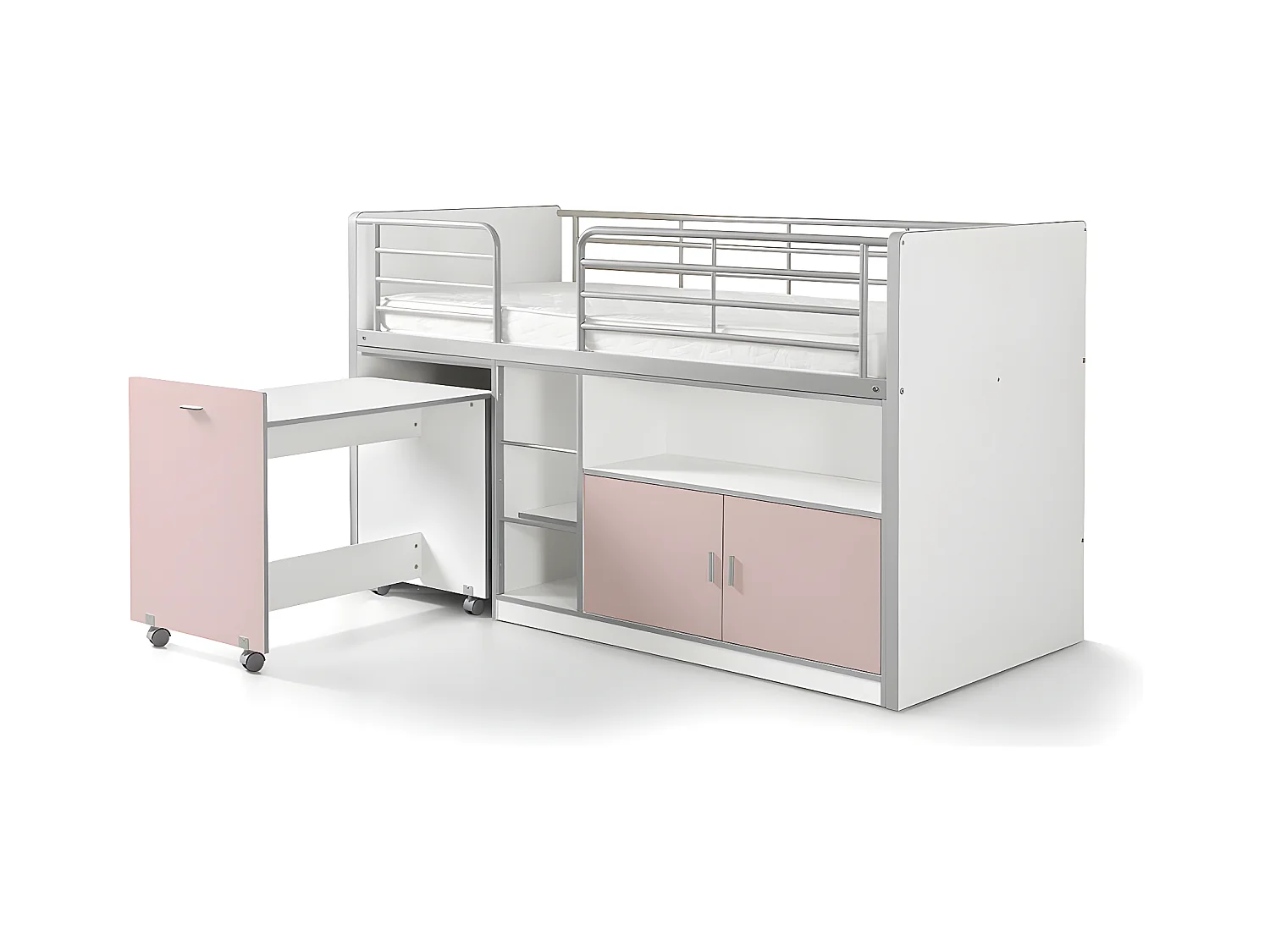Lit Enfant BONNY KSB005 96x207x121 Rose