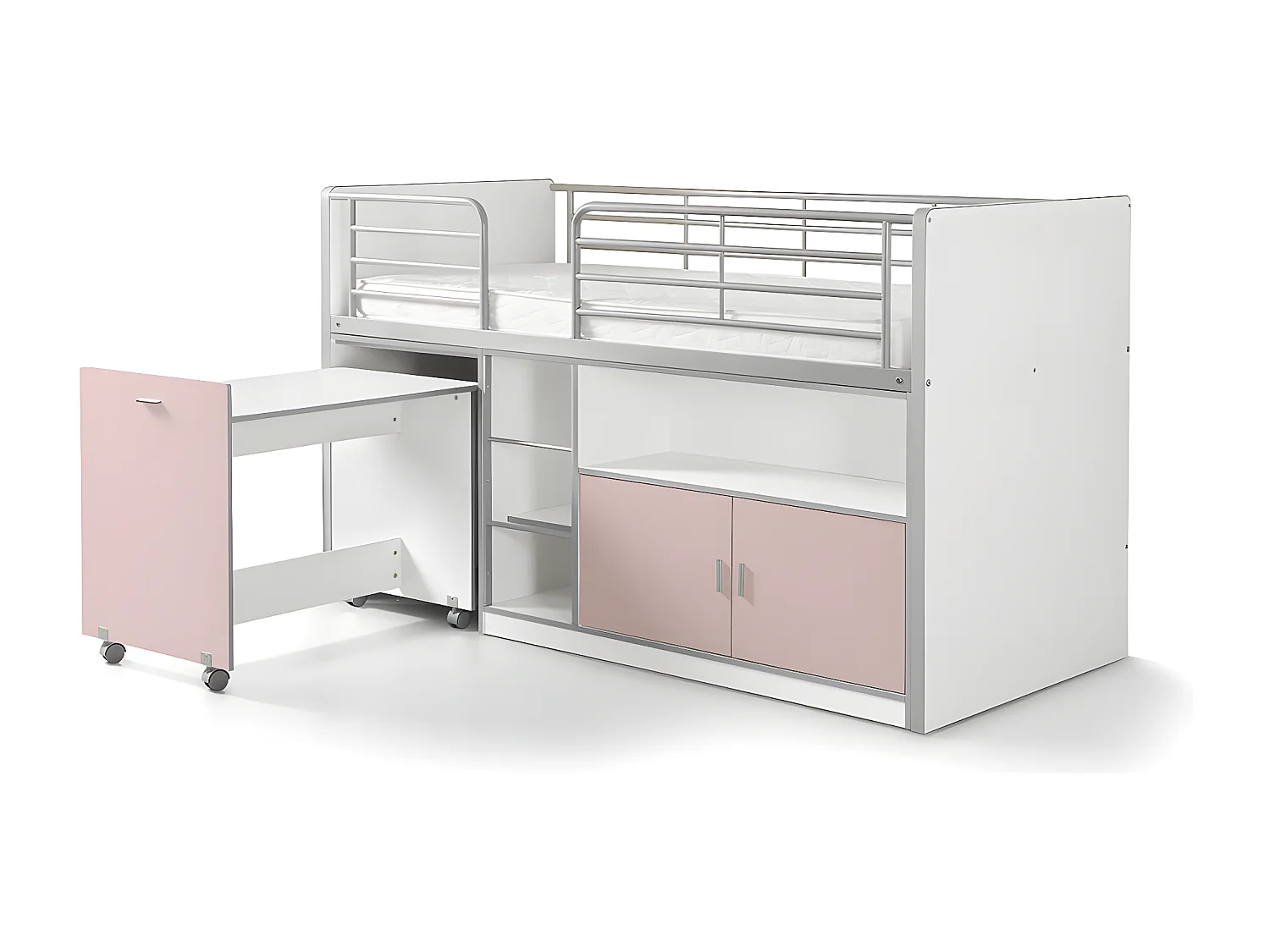 Lit Enfant BONNY KSB005 96x207x121 Rose