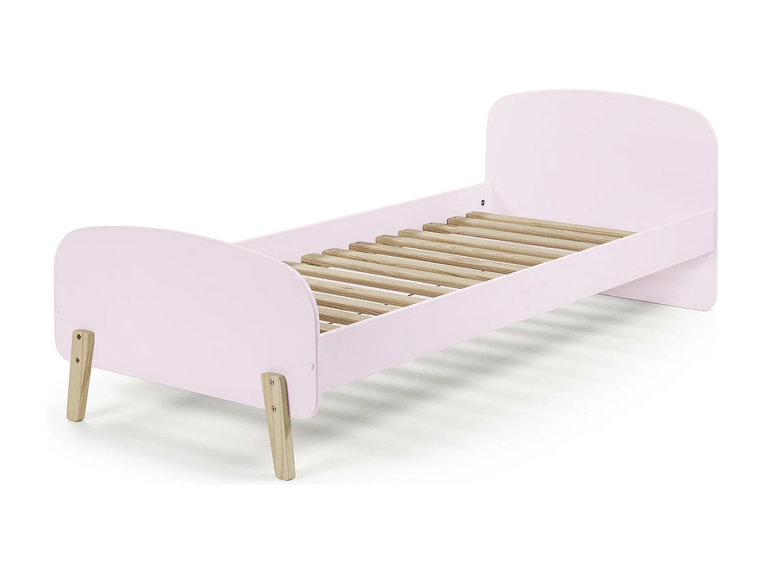 Cama de solteiro infantil KIDDY KSB005 90x200 cm Rosa