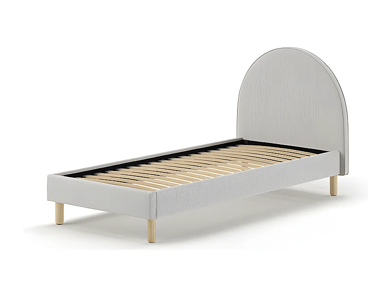 Estructura de cama MOON BF005 90x200 cm Gris