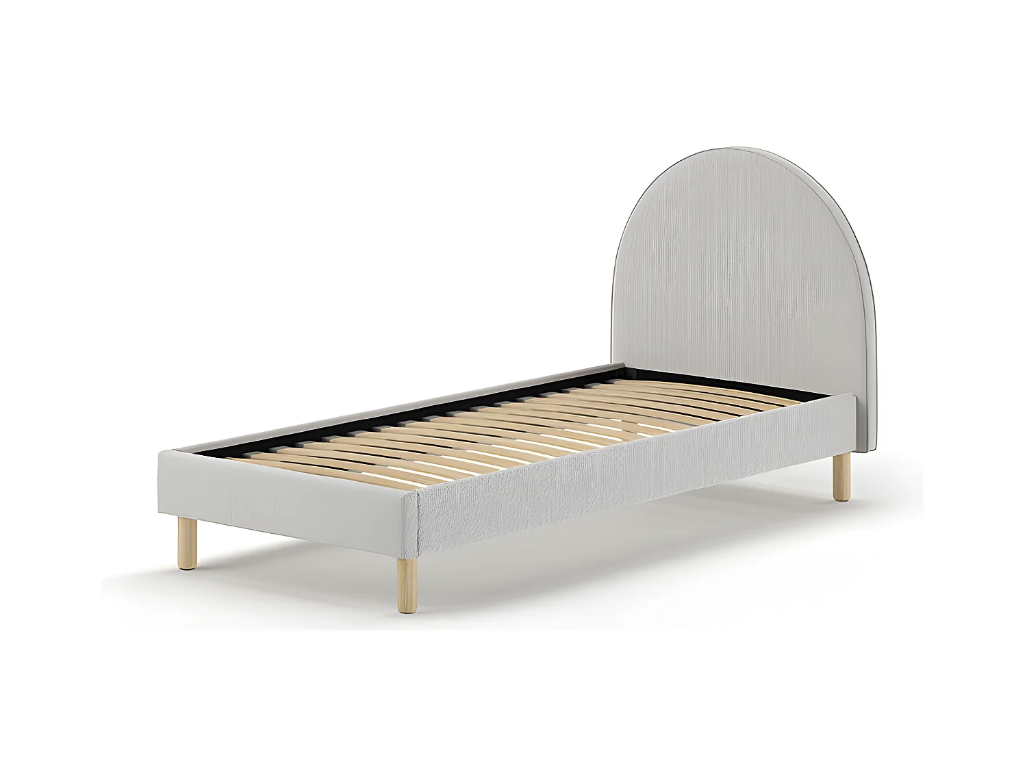 Cadre de lit MOON BF005 90x200 cm Gris