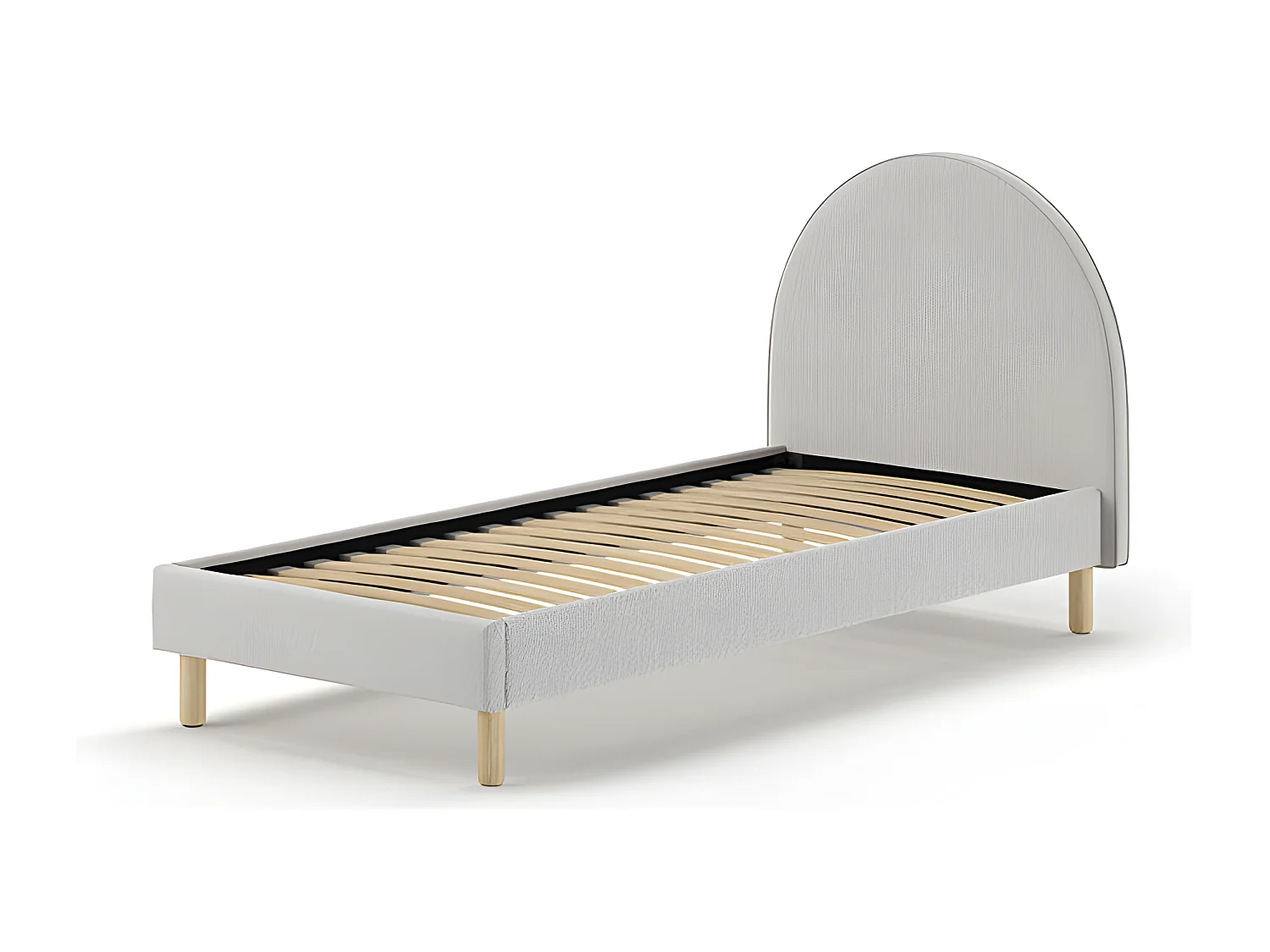 Cadre de lit MOON BF005 90x200 cm Gris