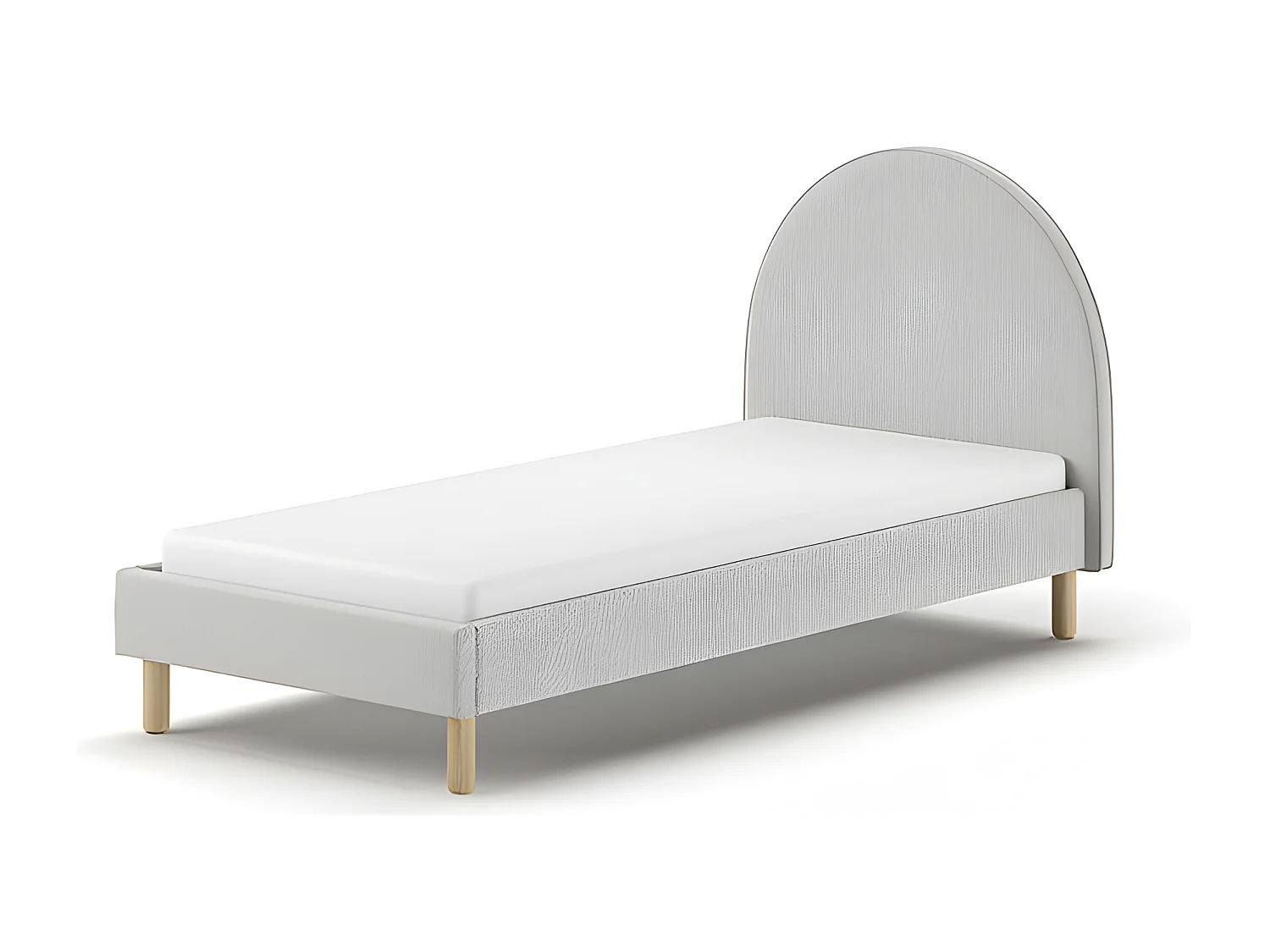 Cadre de lit MOON BF005 90x200 cm Gris