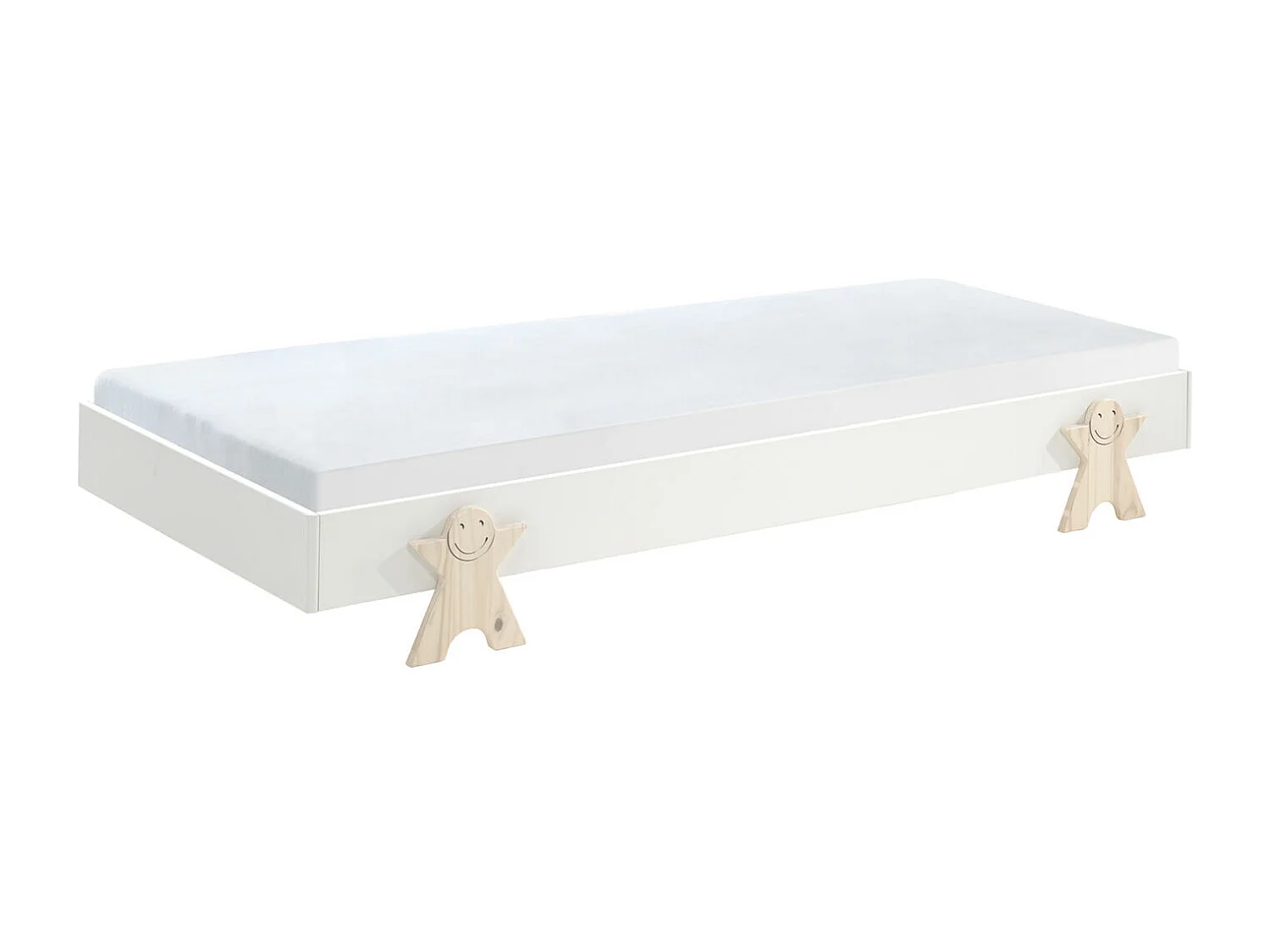 Bed MODULO KSB005 94x204x28 Wit