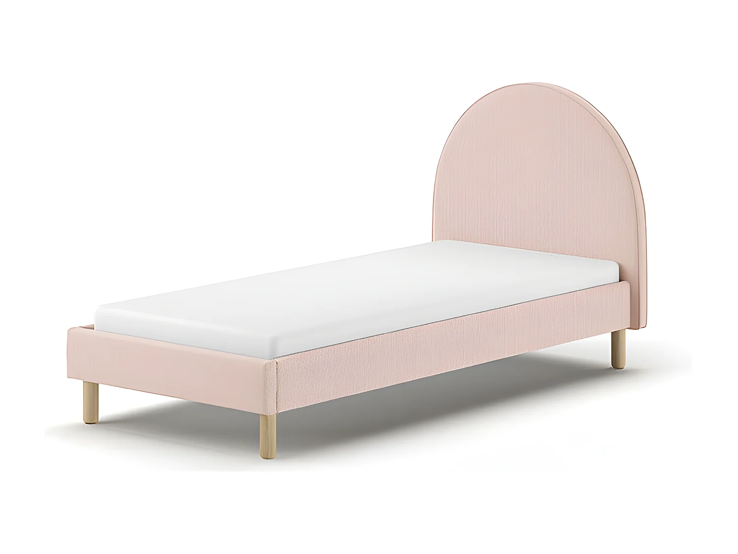 Estructura de cama MOON BF005 90x200 cm Rosa