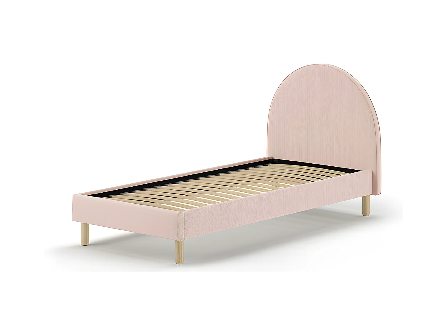 Cadre de lit MOON BF005 90x200 cm Rose