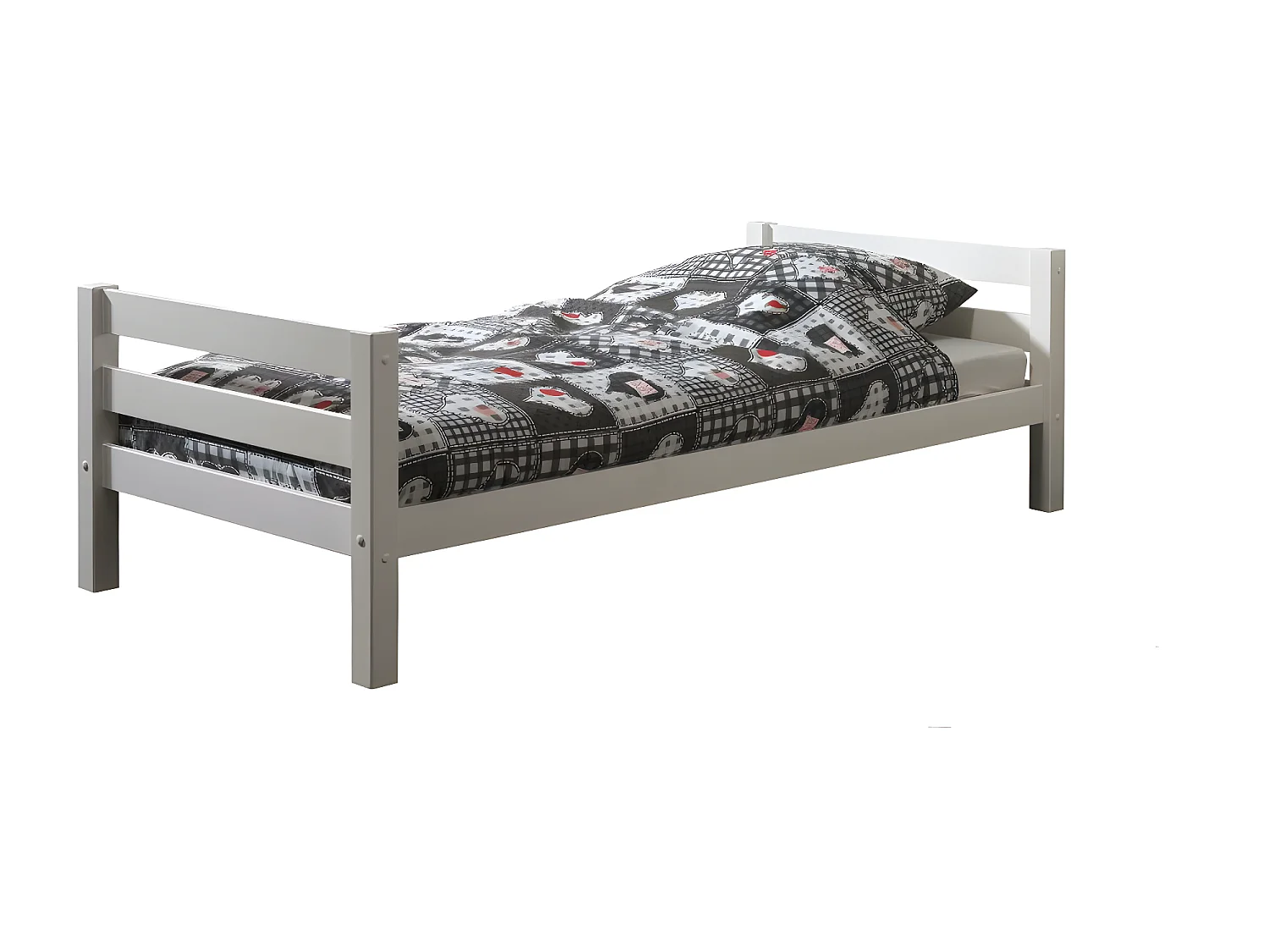 Bed PINO KSB005 99x209x63 Wit