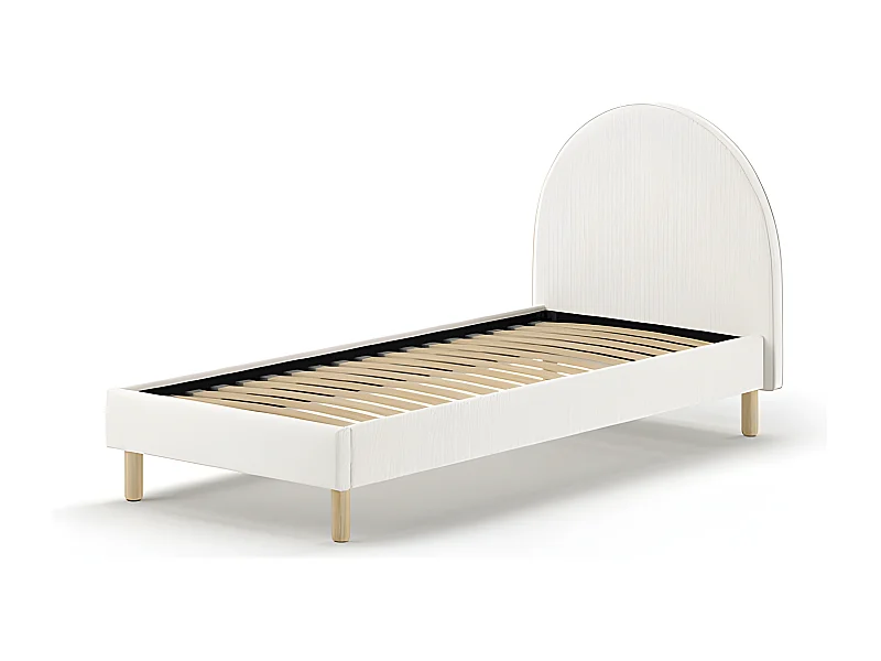 Estructura de cama MOON BF005 90x200 cm Blanco