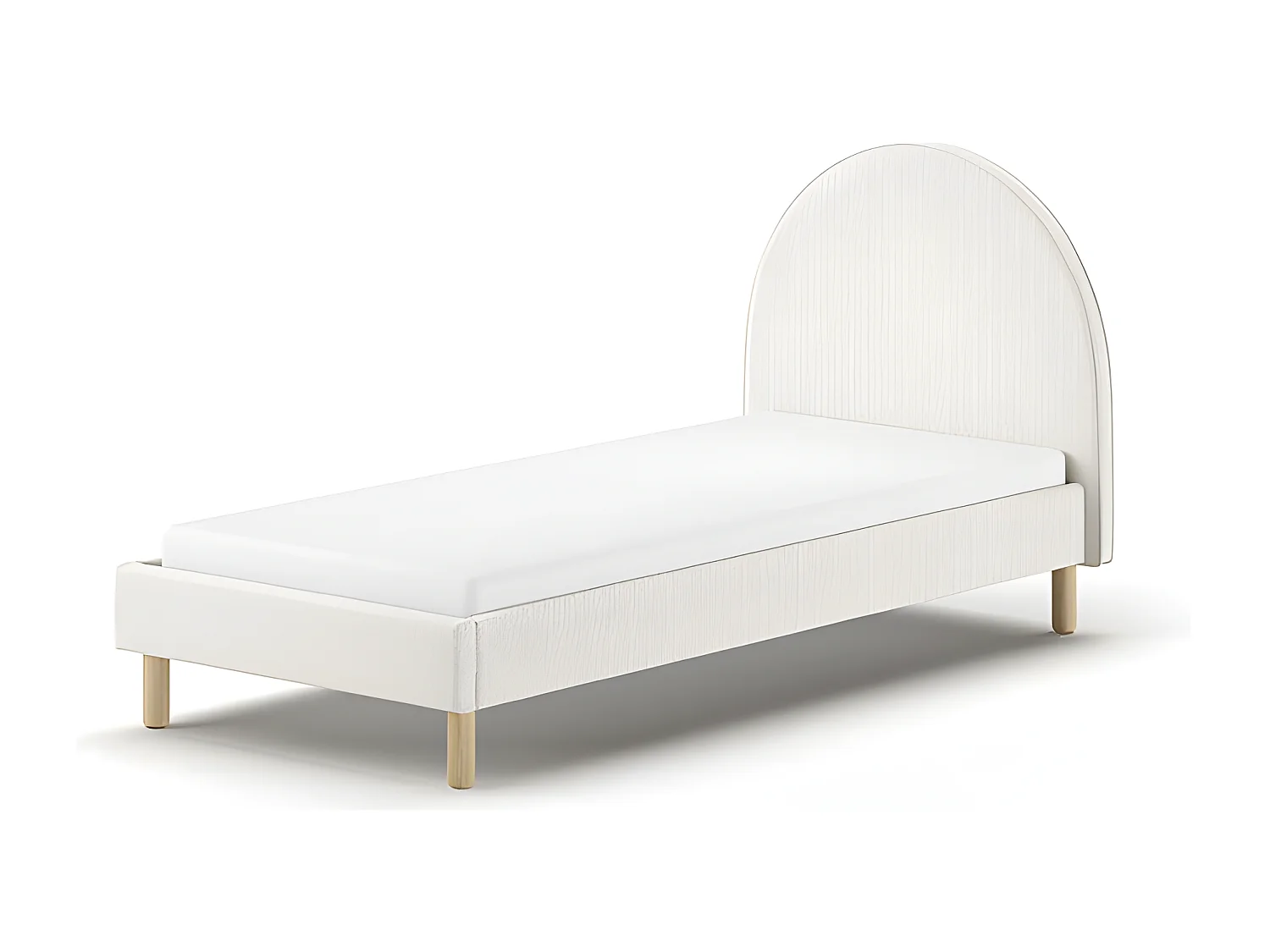 Bed MOON BF005 90x200 cm Wit